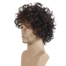 Load image into Gallery viewer, Men Fluffy Short Curly Wig Sets