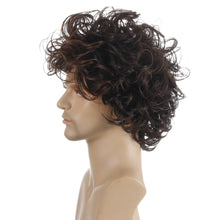 Load image into Gallery viewer, Men Fluffy Short Curly Wig Sets