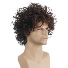 Load image into Gallery viewer, Men Fluffy Short Curly Wig Sets