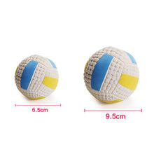 Load image into Gallery viewer, Dog Toy Latex Dog Bite Sound Ball Pet Toys, Large Volleyball, Large Tennis, Large  Rugby, Small Volleyball, Small Tennis, Small Football, Small Rugby, Small Football (Green), Large Football (Green), Small Football (Purple), Small Volleyball (Blue)     ...