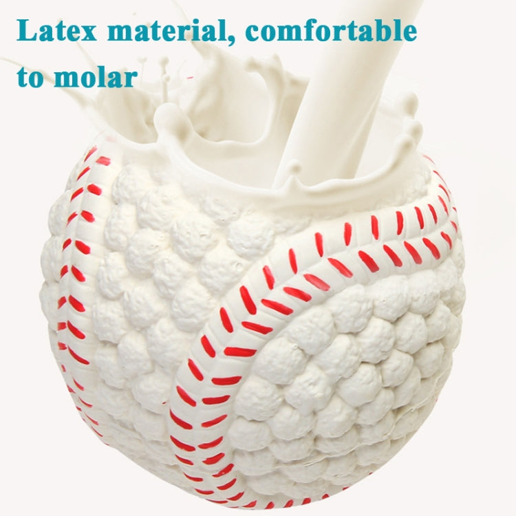 Dog Toy Latex Dog Bite Sound Ball Pet Toys, Large Tennis, Large  Rugby