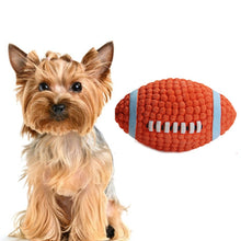Load image into Gallery viewer, Dog Toy Latex Dog Bite Sound Ball Pet Toys, Large Tennis, Large  Rugby