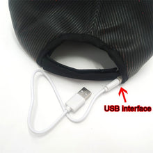 Load image into Gallery viewer, LED Fiber Optic Luminous Hat Couple Luminous Hat Outdoor Luminous Cap Performance Hat