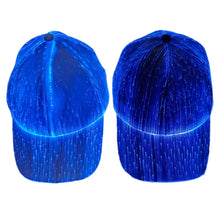 Load image into Gallery viewer, LED Fiber Optic Luminous Hat Couple Luminous Hat Outdoor Luminous Cap Performance Hat