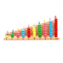 Load image into Gallery viewer, Wooden Children Bead Calculation Frame Multi-Function Early Education Teaching Aids Mathematical Addition And Subtraction Learning Toys