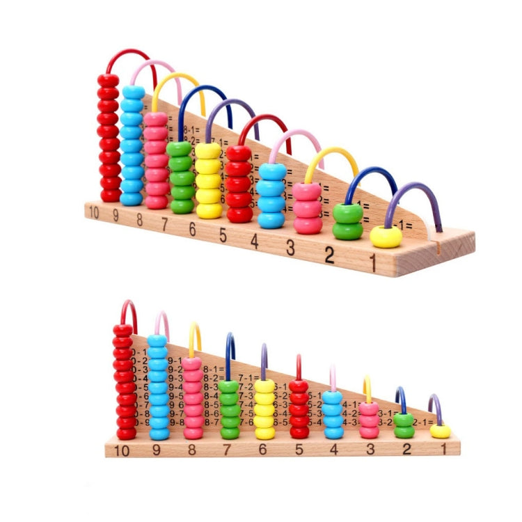 Wooden Children Bead Calculation Frame Multi-Function Early Education Teaching Aids Mathematical Addition And Subtraction Learning Toys