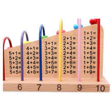 Load image into Gallery viewer, Wooden Children Bead Calculation Frame Multi-Function Early Education Teaching Aids Mathematical Addition And Subtraction Learning Toys