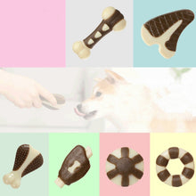 Load image into Gallery viewer, Pet Bite Resistant Toy Nylon Cowhide Molar Teeth Eating Play Bone Dog Toy, Small (Steak), Large (Steak), Small  (Chicken Wings), Large (Chicken Wings), Small  (Chicken Leg), Large  (Chicken Leg), Small (Ring), Large  (Ring), Small (UFO), Large (UFO)   ...