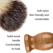 Load image into Gallery viewer, B3004 3 Pcs/Set Men Styling Tools Nylon Beard Brush Rack Foam Bowl
