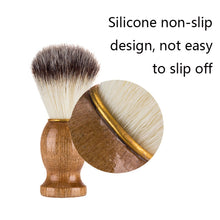 Load image into Gallery viewer, B3004 3 Pcs/Set Men Styling Tools Nylon Beard Brush Rack Foam Bowl