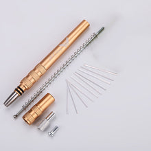 Load image into Gallery viewer, MM VWAN Magic Hairdressing Eyebrow Trimming Engraving Pen Scoring Stainless Steel Razor, Golden, Red, Silver, Blue