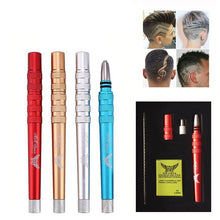 Load image into Gallery viewer, MM VWAN Magic Hairdressing Eyebrow Trimming Engraving Pen Scoring Stainless Steel Razor, Golden, Red, Silver, Blue