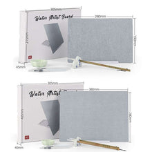 Load image into Gallery viewer, Writing Brush Water Calligraphy Practice Set Water Writing Board Reusable Water Writing Cloth, A4, A3