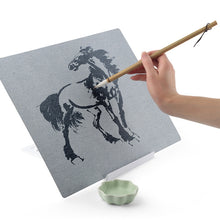 Load image into Gallery viewer, Writing Brush Water Calligraphy Practice Set Water Writing Board Reusable Water Writing Cloth, A4, A3