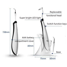 Load image into Gallery viewer, 2319-S-51 Household Sonic Scaler Portable Dental Care Tool Dental Cleaning Instrument, White, Blue Black