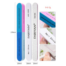 Load image into Gallery viewer, 2 In 1 FABIYAN Color Titanium Nail Art Tool Set Dead Skin Shears Steel Push Nail File Pliers, 13 In 1, 14 In 1, 4 In 1, 2 In 1