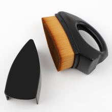 Load image into Gallery viewer, Iron Foundation Brush Soft Hair Blush Powder Brush Repair Volume Loose Powder Brush Plating Blue Brown Hair (OPP Bag Packaging), Black Brown Hair (OPP Bag Packaging), Plating Blue White Hair (OPP Bag Packaging), Plating Blue Brown Hair (OPP Bag Packaging)
