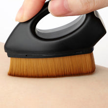 Load image into Gallery viewer, Iron Foundation Brush Soft Hair Blush Powder Brush Repair Volume Loose Powder Brush Plating Blue Brown Hair (OPP Bag Packaging), Black Brown Hair (OPP Bag Packaging), Plating Blue White Hair (OPP Bag Packaging), Plating Blue Brown Hair (OPP Bag Packaging)