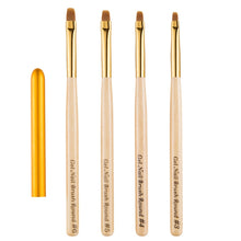 Load image into Gallery viewer, Nail Art Pen Nail Round Head Phototherapy Pen Painted Pen Brush Beauty Brush, Number 3, Number 4, Number 5, Number 6