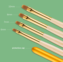 Load image into Gallery viewer, Nail Art Pen Nail Round Head Phototherapy Pen Painted Pen Brush Beauty Brush, Number 3, Number 4, Number 5, Number 6