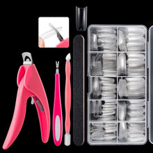Load image into Gallery viewer, Manicure Tool  Set Fingernails Word Cut Set, Transparent French, Natural French, Transparent Semi-post, Natural Semi-post, Transparent Full Post, Natural Full Post, Transparent French Large Set, Transparent Semi-post Large Set                          ...