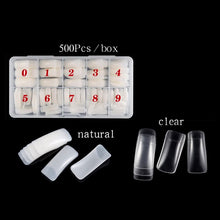 Load image into Gallery viewer, Manicure Tool  Set Fingernails Word Cut Set, Transparent French, Natural French, Transparent Semi-post, Natural Semi-post, Transparent Full Post, Natural Full Post, Transparent French Large Set, Transparent Semi-post Large Set                          ...