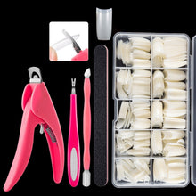 Load image into Gallery viewer, Manicure Tool  Set Fingernails Word Cut Set, Transparent French, Natural French, Transparent Semi-post, Natural Semi-post, Transparent Full Post, Natural Full Post, Transparent French Large Set, Transparent Semi-post Large Set                          ...