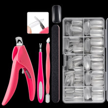 Load image into Gallery viewer, Manicure Tool  Set Fingernails Word Cut Set, Transparent French, Natural French, Transparent Semi-post, Natural Semi-post, Transparent Full Post, Natural Full Post, Transparent French Large Set, Transparent Semi-post Large Set                          ...