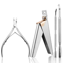 Load image into Gallery viewer, FABIYAN Nail Art Scissors Set Stainless Steel Nail Clippers Dead Skin Scissors Remover Steel Push, Set 1, Set 2, Set 3, Set 4, Set 5