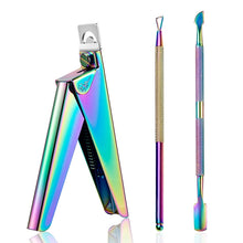 Load image into Gallery viewer, FABIYAN Nail Art Scissors Set Stainless Steel Nail Clippers Dead Skin Scissors Remover Steel Push, Set 1, Set 2, Set 3, Set 4, Set 5