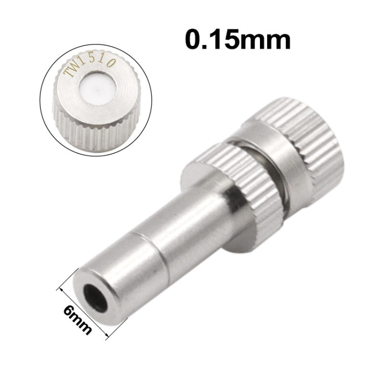 Humidifying And Dedusting Cooling Atomizing Sprinkler Quick-Plug Fog Misting Nozzle, 0.15mm, 0.2mm, 0.3mm, 0.4mm, 0.5mm, 0.6mm, 0.7mm, 0.8mm