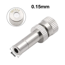 Load image into Gallery viewer, Humidifying And Dedusting Cooling Atomizing Sprinkler Quick-Plug Fog Misting Nozzle, 0.15mm, 0.2mm, 0.3mm, 0.4mm, 0.5mm, 0.6mm, 0.7mm, 0.8mm