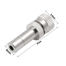 Load image into Gallery viewer, Humidifying And Dedusting Cooling Atomizing Sprinkler Quick-Plug Fog Misting Nozzle, 0.15mm, 0.2mm, 0.3mm, 0.4mm, 0.5mm, 0.6mm, 0.7mm, 0.8mm
