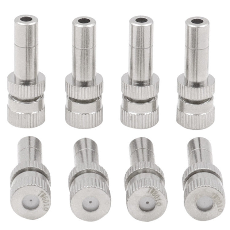 Humidifying And Dedusting Cooling Atomizing Sprinkler Quick-Plug Fog Misting Nozzle, 0.15mm, 0.2mm, 0.3mm, 0.4mm, 0.5mm, 0.6mm, 0.7mm, 0.8mm
