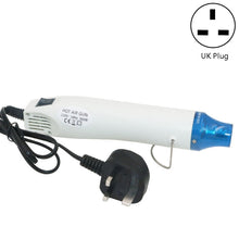 Load image into Gallery viewer, 230V Soft Ceramic Hot Air Device Rubber Stamp Heat Shrinkable Film DIY Appliance, UK Plug, UK Plug( Black), UK Plug(White)