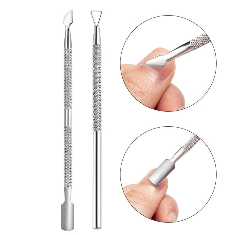 FABIYAN Stainless Steel Dead Skin Shear Steel Push Nail Art Tool Set, Specification: Set 3, Set 1, Set 2, Set 3, 3 Sets-Set 4, Set 5, Set 6, Set 7, Set 8, Set 9, Set 10, Set 11, Set 12, Set 13, Set 14, Set 15, Set 16