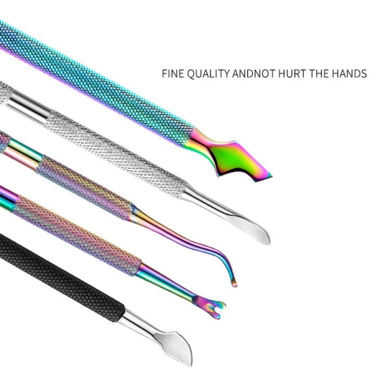 FABIYAN Stainless Steel Dead Skin Shear Steel Push Nail Art Tool Set, Specification: Set 3, Set 1, Set 2, Set 3, 3 Sets-Set 4, Set 5, Set 6, Set 7, Set 8, Set 9, Set 10, Set 11, Set 12, Set 13, Set 14, Set 15, Set 16