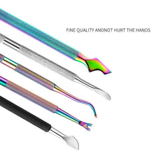 Load image into Gallery viewer, FABIYAN Stainless Steel Dead Skin Shear Steel Push Nail Art Tool Set, Specification: Set 3, Set 1, Set 2, Set 3, 3 Sets-Set 4, Set 5, Set 6, Set 7, Set 8, Set 9, Set 10, Set 11, Set 12, Set 13, Set 14, Set 15, Set 16