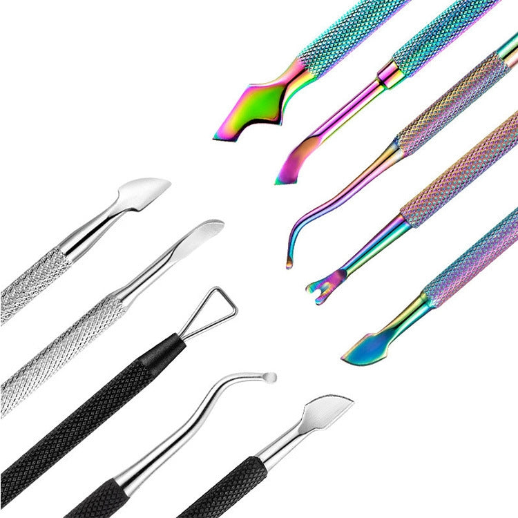FABIYAN Stainless Steel Dead Skin Shear Steel Push Nail Art Tool Set, Specification: Set 3, Set 1, Set 2, Set 3, 3 Sets-Set 4, Set 5, Set 6, Set 7, Set 8, Set 9, Set 10, Set 11, Set 12, Set 13, Set 14, Set 15, Set 16