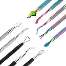 Load image into Gallery viewer, FABIYAN Stainless Steel Dead Skin Shear Steel Push Nail Art Tool Set, Specification: Set 3, Set 1, Set 2, Set 3, 3 Sets-Set 4, Set 5, Set 6, Set 7, Set 8, Set 9, Set 10, Set 11, Set 12, Set 13, Set 14, Set 15, Set 16