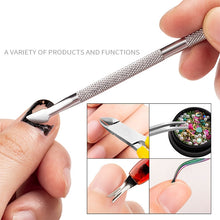 Load image into Gallery viewer, FABIYAN Stainless Steel Dead Skin Shear Steel Push Nail Art Tool Set, Specification: Set 3, Set 1, Set 2, Set 3, 3 Sets-Set 4, Set 5, Set 6, Set 7, Set 8, Set 9, Set 10, Set 11, Set 12, Set 13, Set 14, Set 15, Set 16
