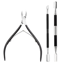 Load image into Gallery viewer, FABIYAN Stainless Steel Dead Skin Shear Steel Push Nail Art Tool Set, Specification: Set 3, Set 1, Set 2, Set 3, 3 Sets-Set 4, Set 5, Set 6, Set 7, Set 8, Set 9, Set 10, Set 11, Set 12, Set 13, Set 14, Set 15, Set 16