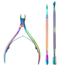 Load image into Gallery viewer, FABIYAN Stainless Steel Dead Skin Shear Steel Push Nail Art Tool Set, Specification: Set 3, Set 1, Set 2, Set 3, 3 Sets-Set 4, Set 5, Set 6, Set 7, Set 8, Set 9, Set 10, Set 11, Set 12, Set 13, Set 14, Set 15, Set 16