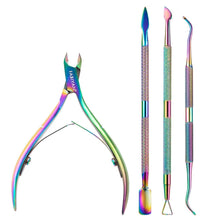Load image into Gallery viewer, FABIYAN Stainless Steel Dead Skin Shear Steel Push Nail Art Tool Set, Specification: Set 3, Set 1, Set 2, Set 3, 3 Sets-Set 4, Set 5, Set 6, Set 7, Set 8, Set 9, Set 10, Set 11, Set 12, Set 13, Set 14, Set 15, Set 16