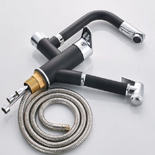 Load image into Gallery viewer, Kitchen Pull-Out Double Faucet Water Table Hot And Cold Water Faucet, Wheel Bending Pull, Round Spray Pull, Cube Spray Pull, Round Universal Distortion, Cube Universal Distortion