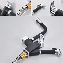 Load image into Gallery viewer, Kitchen Pull-Out Double Faucet Water Table Hot And Cold Water Faucet, Wheel Bending Pull, Round Spray Pull, Cube Spray Pull, Round Universal Distortion, Cube Universal Distortion