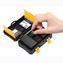 Load image into Gallery viewer, SCB08 Camera Battery Storage Card Protection Box Battery Storage Box