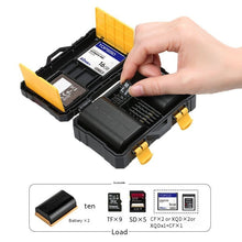 Load image into Gallery viewer, SCB08 Camera Battery Storage Card Protection Box Battery Storage Box