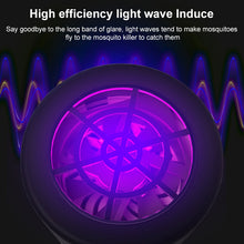 Load image into Gallery viewer, Home Bedroom Light Wave Physical Mosquito Trap Mosquito Lamp, Black, Gray Purple, White Purple, Mosquito Swatter