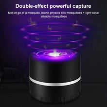 Load image into Gallery viewer, Home Bedroom Light Wave Physical Mosquito Trap Mosquito Lamp, Black, Gray Purple, White Purple, Mosquito Swatter